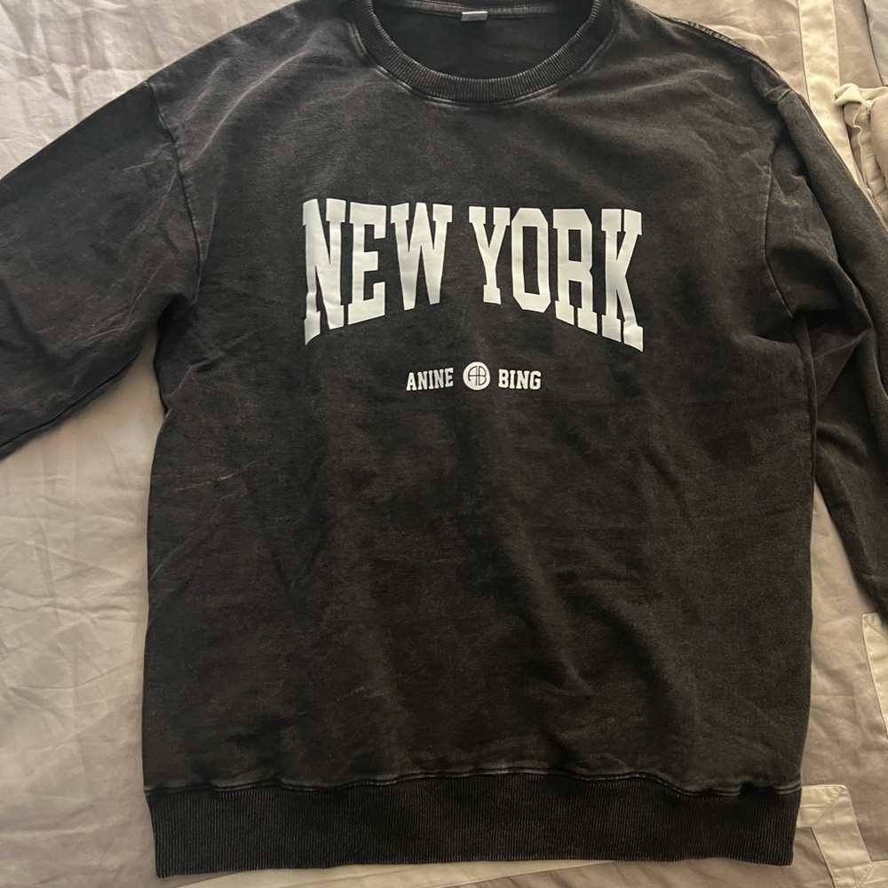 Anine Bing Black 'New York' sweater